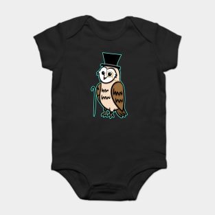THE OWL IS WHAT HE SEEMS Baby Bodysuit